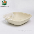 Eco-friendly Pulp Catering Clear Large Dessert Salad Bowls